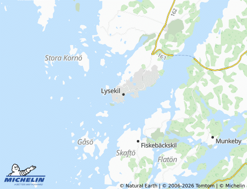 Carte MICHELIN Lysekil - ViaMichelin