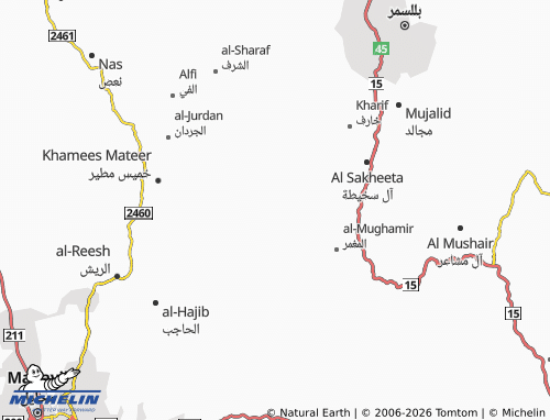MICHELIN-Landkarte al-Khateem - ViaMichelin