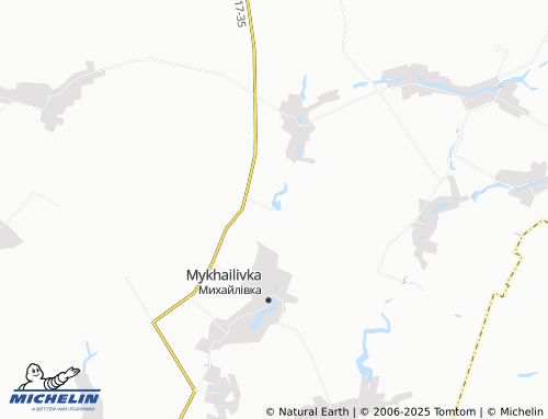 MICHELIN Krasnohirka map - ViaMichelin