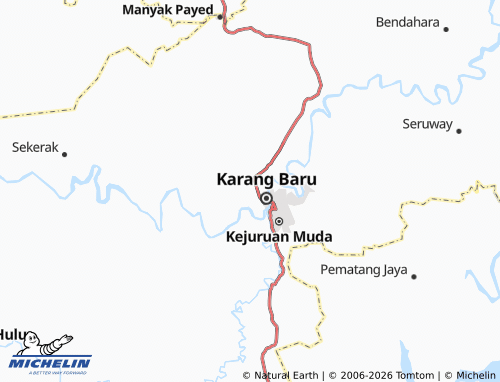 MICHELIN Gampong Bundar map - ViaMichelin