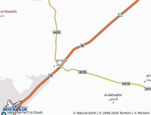 Carte MICHELIN al-Qarshyat - ViaMichelin