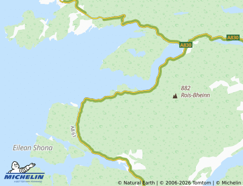 Carte MICHELIN Roshven - ViaMichelin