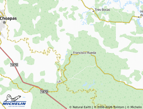 MICHELIN Francisco Rueda map - ViaMichelin