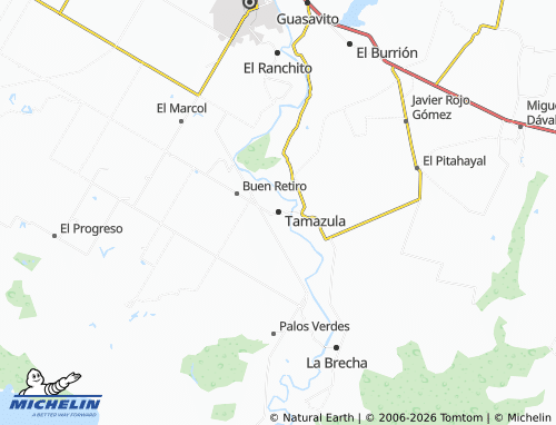 Mappa MICHELIN Tamazula - ViaMichelin