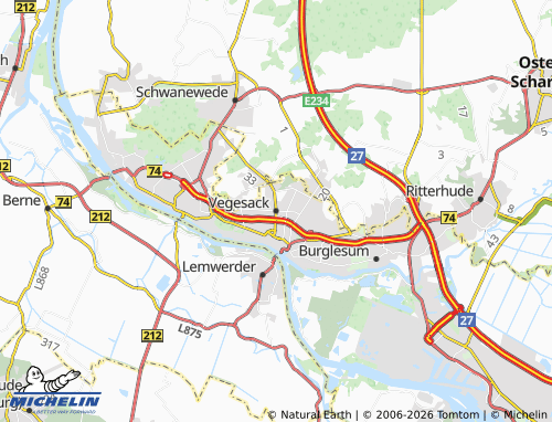 Mappa MICHELIN Vegesack - ViaMichelin