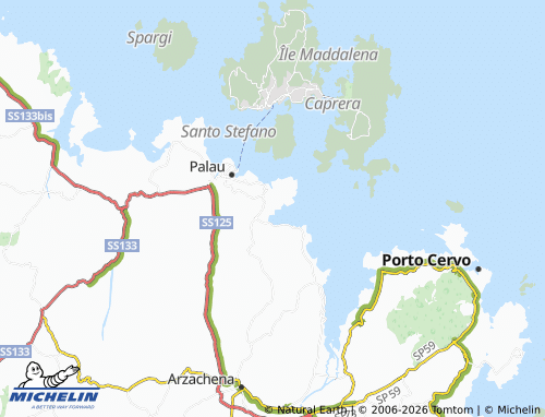 Mapa MICHELIN Le Saline - ViaMichelin