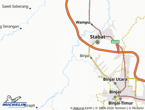 Mappa MICHELIN Bingai - ViaMichelin