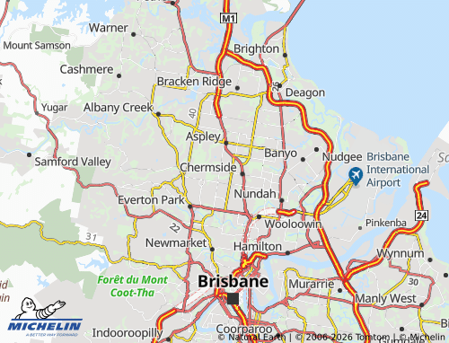 MICHELIN-Landkarte Chermside West - ViaMichelin