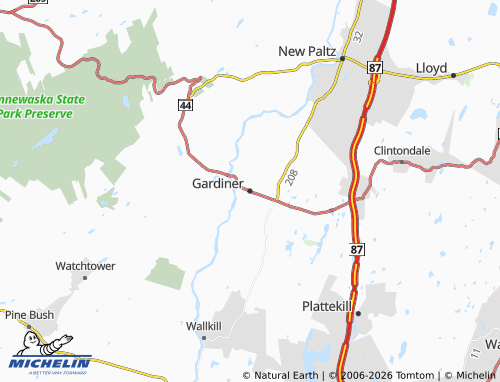 Mapa MICHELIN Gardiner - ViaMichelin