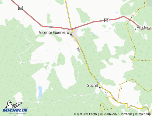 Mapa MICHELIN San José del Molino - ViaMichelin