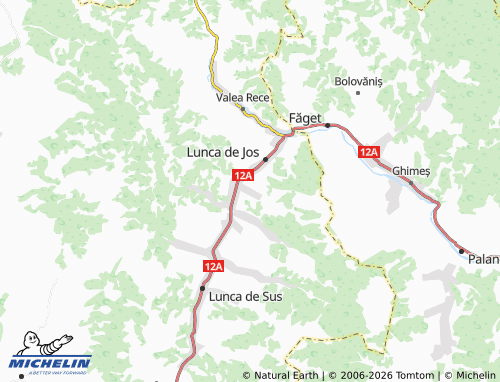 Mappa MICHELIN Valea Capelei - ViaMichelin