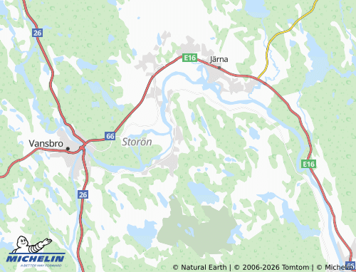 MICHELIN-Landkarte Uppsälje - ViaMichelin