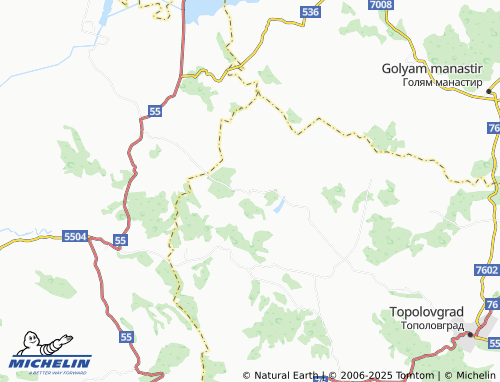 MICHELIN Svetlina map - ViaMichelin