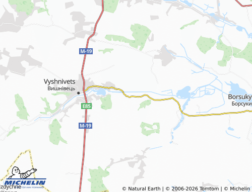 Mapa MICHELIN Bodaky - ViaMichelin