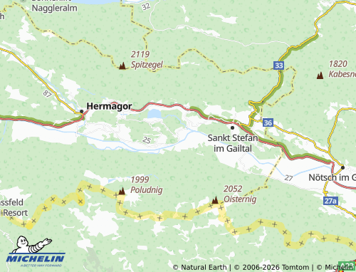 MICHELIN Latschach map - ViaMichelin