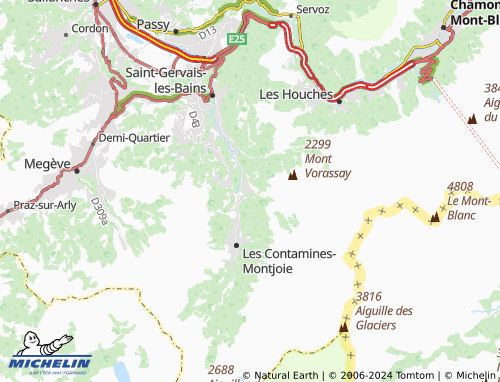 Carte MICHELIN La Gruvaz - ViaMichelin