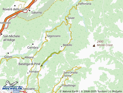 MICHELIN Bedollo map - ViaMichelin