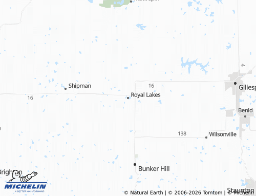 Mappa MICHELIN Royal Lakes - ViaMichelin