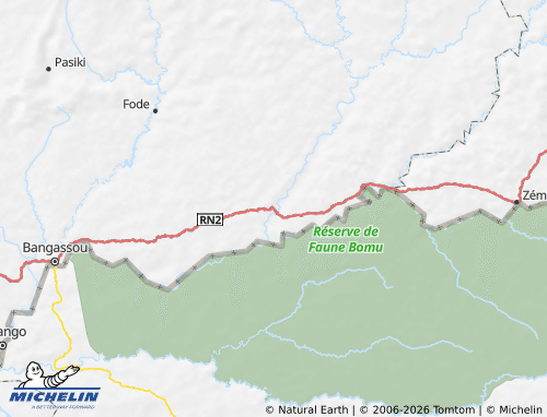 MICHELIN Rafai map - ViaMichelin