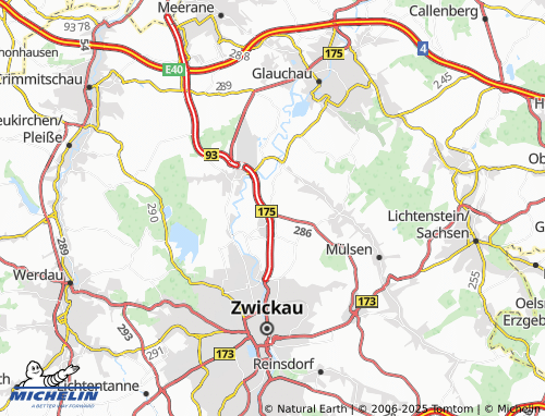 Carte MICHELIN Berthelsdorf - ViaMichelin