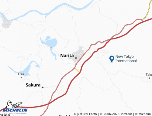 Mappa MICHELIN Narita - ViaMichelin