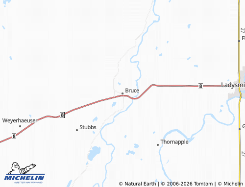 Mapa MICHELIN Bruce - ViaMichelin