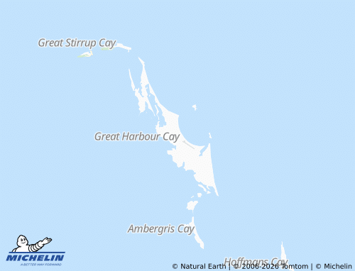 Mappa MICHELIN Berry Islands - ViaMichelin