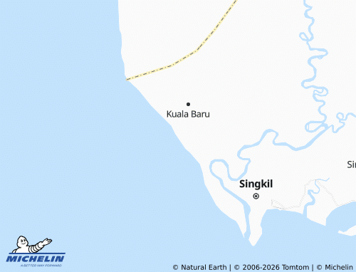 MICHELIN Kuala Baru Laut map - ViaMichelin