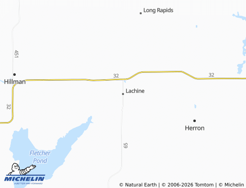 Mapa MICHELIN Lachine - ViaMichelin