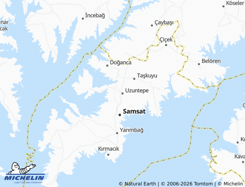 MICHELIN Uzuntepe map - ViaMichelin