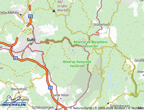 MICHELIN Vesser map - ViaMichelin