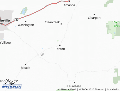 Mappa MICHELIN Tarlton - ViaMichelin