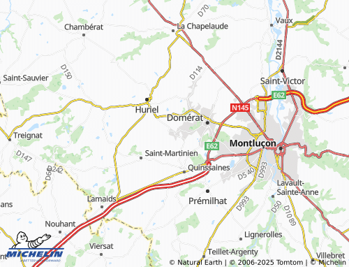 MICHELIN Beaumont map - ViaMichelin