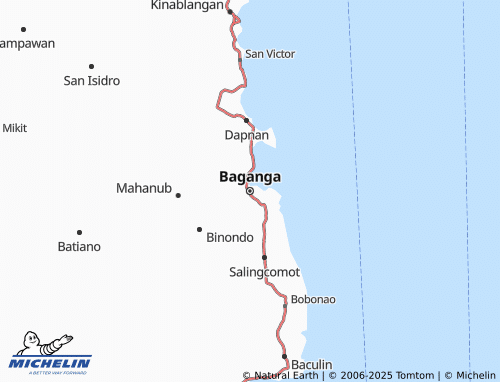 MICHELIN-Landkarte Baganga - ViaMichelin
