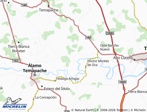 Mapa MICHELIN Villa Hermosa - ViaMichelin
