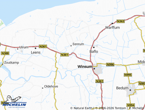 MICHELIN Mensingeweer map - ViaMichelin