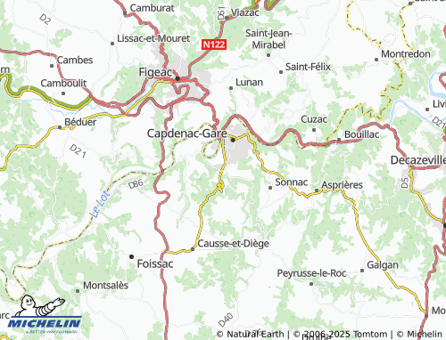 MICHELIN-Landkarte Saint-Julien-d'Empare - ViaMichelin