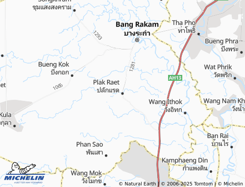 MICHELIN Plak Raet map - ViaMichelin
