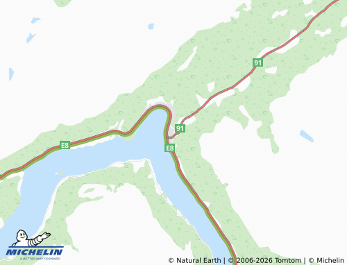 Carte MICHELIN Fagernes - ViaMichelin