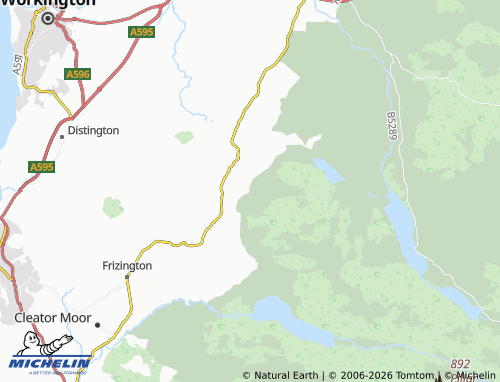 Mappa MICHELIN Lamplugh - ViaMichelin