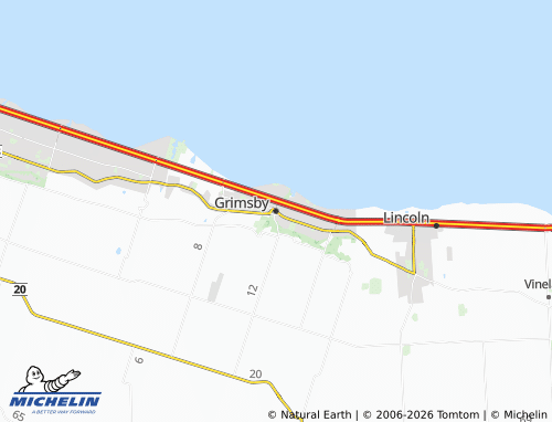 Mapa MICHELIN Grimsby - ViaMichelin