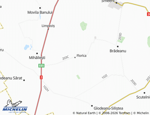 Mappa MICHELIN Florica - ViaMichelin