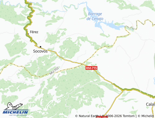 MICHELIN Los Olmos map - ViaMichelin