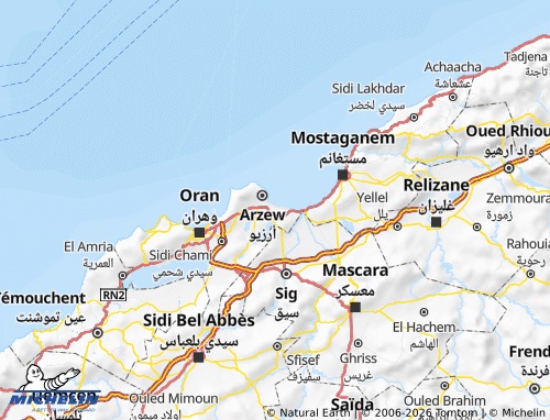 MICHELIN Bateewah map - ViaMichelin