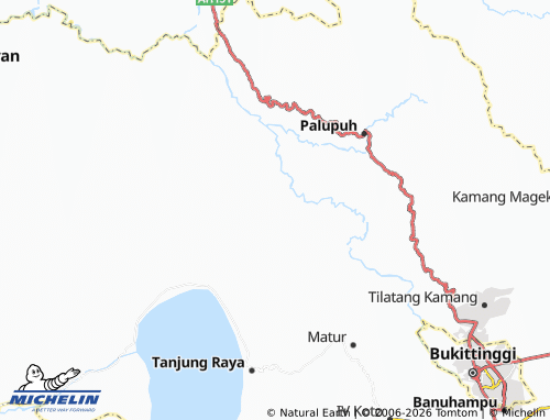 Mapa MICHELIN Sungai Puar - ViaMichelin