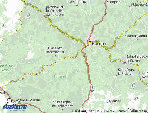 MICHELIN Rapevache map - ViaMichelin