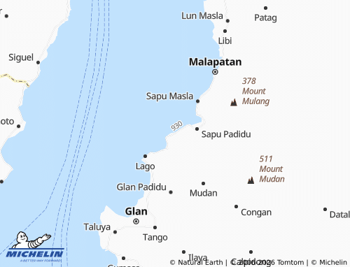 MICHELIN Kapatan map - ViaMichelin