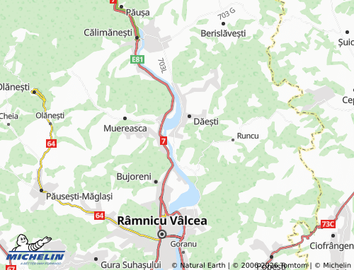 MICHELIN Sânbotin map - ViaMichelin