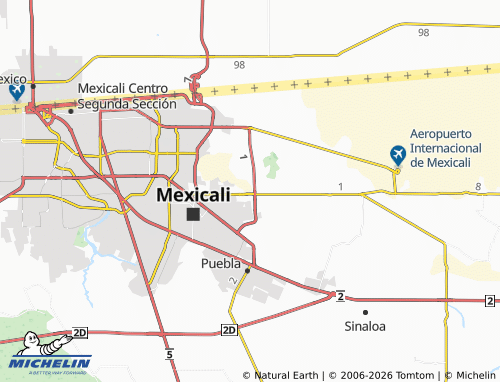 MICHELIN Granjas Arco Iris map - ViaMichelin