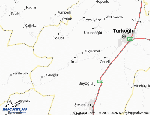 MICHELIN İmalı map - ViaMichelin